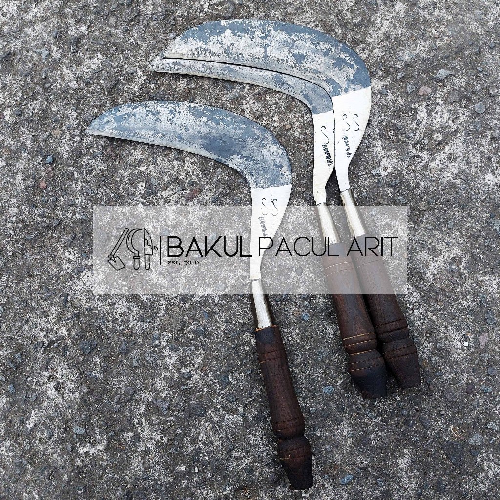 Sabit Rumput Bahan Baja Tembus Cap Samsul Pancing | Arit Ngaritan Baja Isen