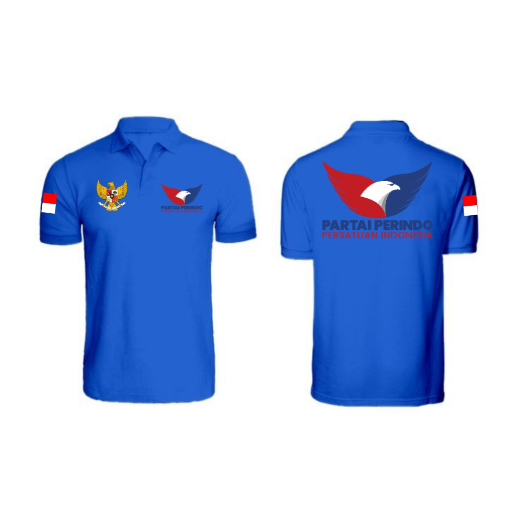 KAOS POLO PARTAI PERINDO // KAOS PARTAI PERINDO // KAOS PARTAI PERINDO POLO ORIGINAL SIZE M-XXL