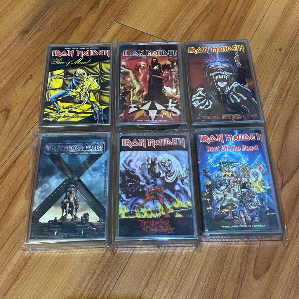 variasi kaset original iron maiden