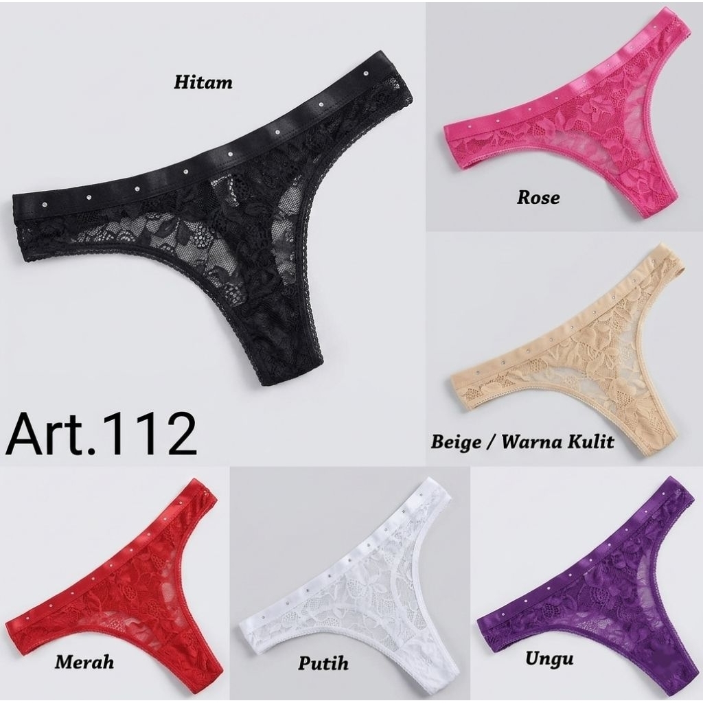 GSTRING CELANA DALAM WANITA CD IMPORT 112 1572  - BUNGALILY