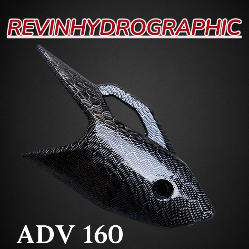 TAMENG KNALPOT ADV 160 CARBON WTP HEXAGON