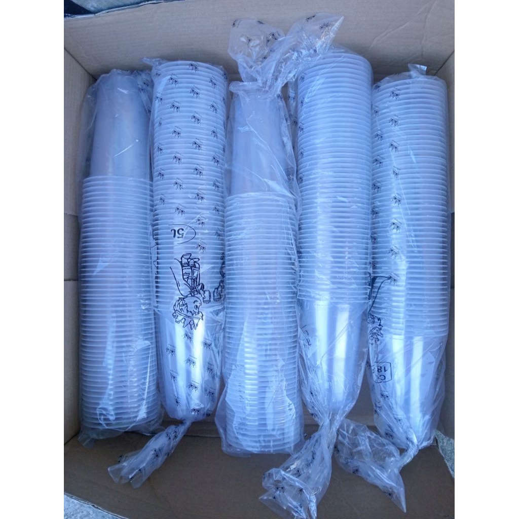 Cup 18 oz slim oval/ wadah minuman/ukuran18oz