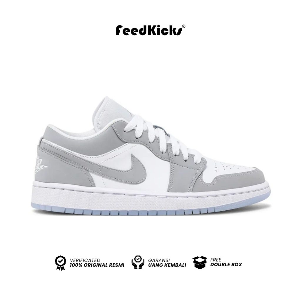 Air Jordan 1 Low 'White Wolf Grey'