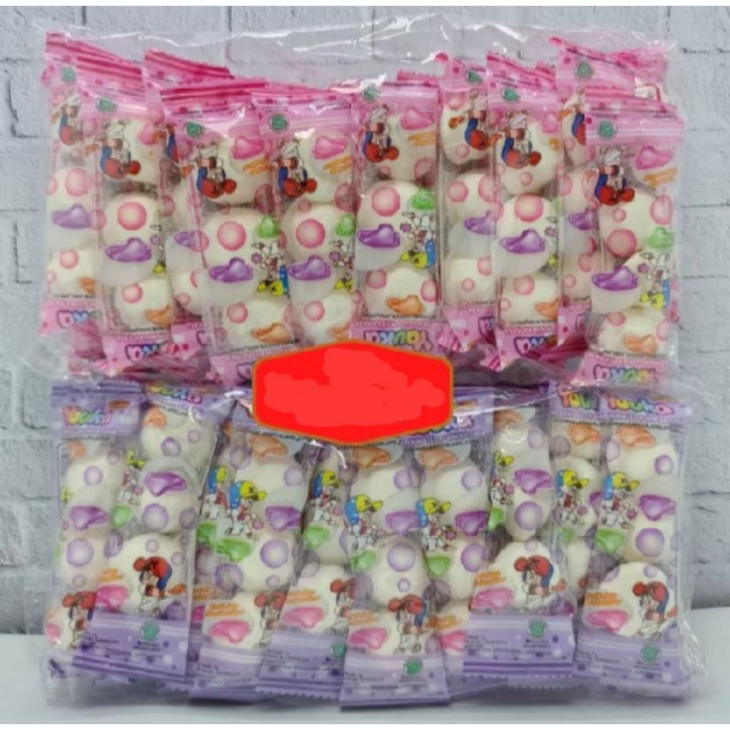 Youka Marshmallow Bulat | marshmallow | marshmallow halal | marshmallow kiloan | marshmallow karakte