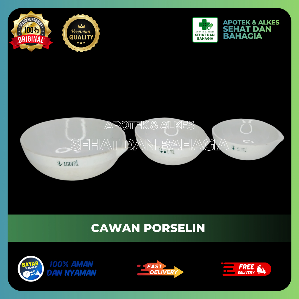 Cawan Penguap/Porselen