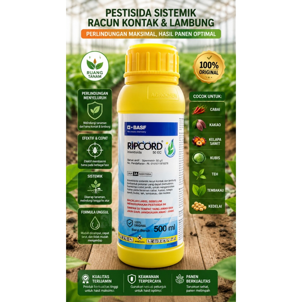 RIPCORD® 50 EC Insektisida Sistemik 500 ml