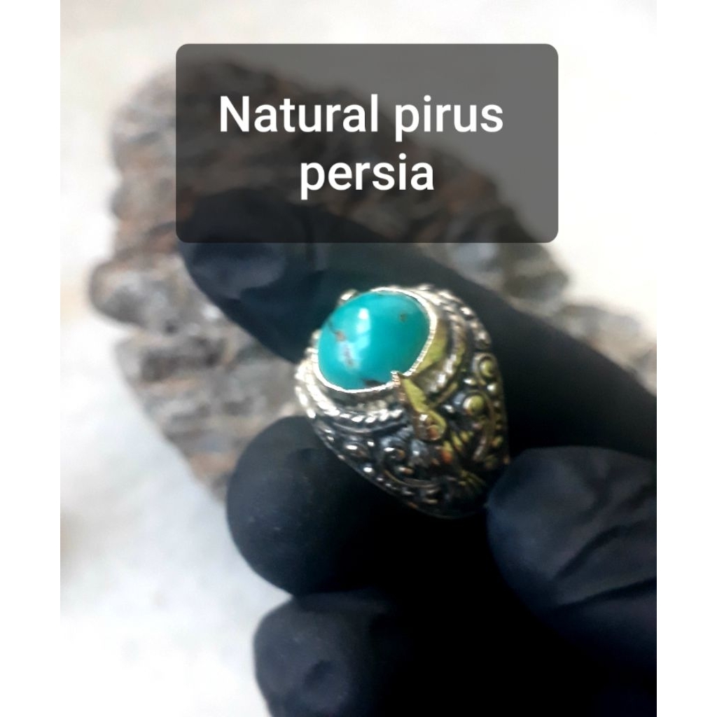 pirus persia dominan biru toska polos kualitas