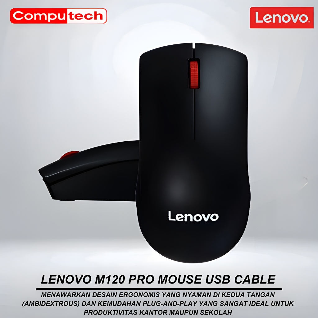 Lenovo M120 PRO USB Cable Mouse Original