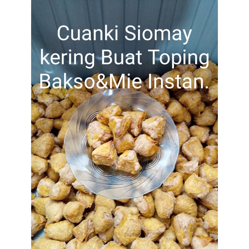 Cuanki Siomay Kering full ikan Buat Toping bakso&mie Isi(100 Pcs)