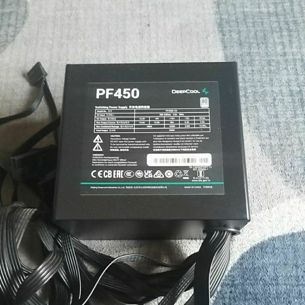 psu deepcool pf450 segel mantap