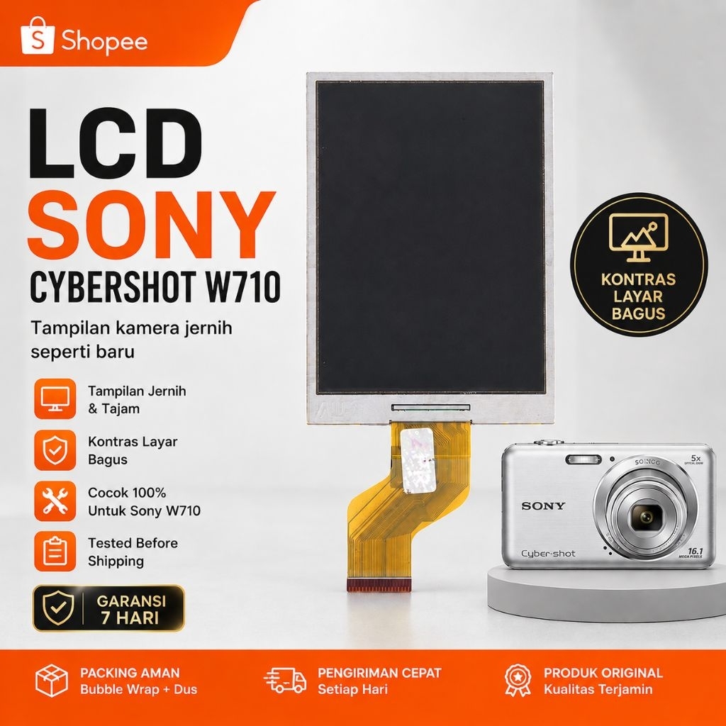 Layar LCD SONY W710 / SONY CYBER-SHOT W710