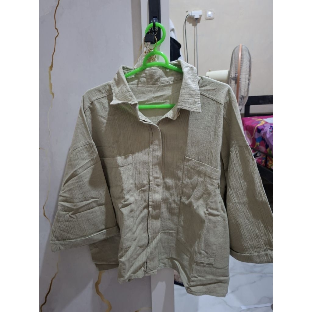 Kemeja Sage Green