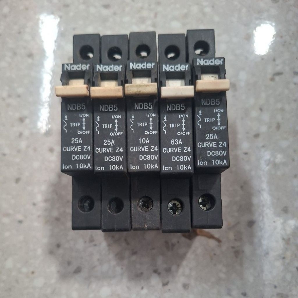 Mcb listrik nader CURVE DC80V