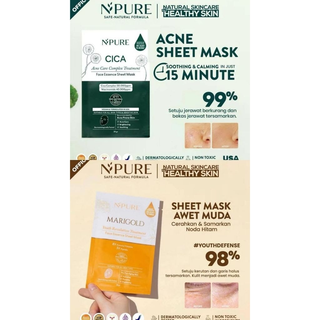 Npure sheet mask 1ea