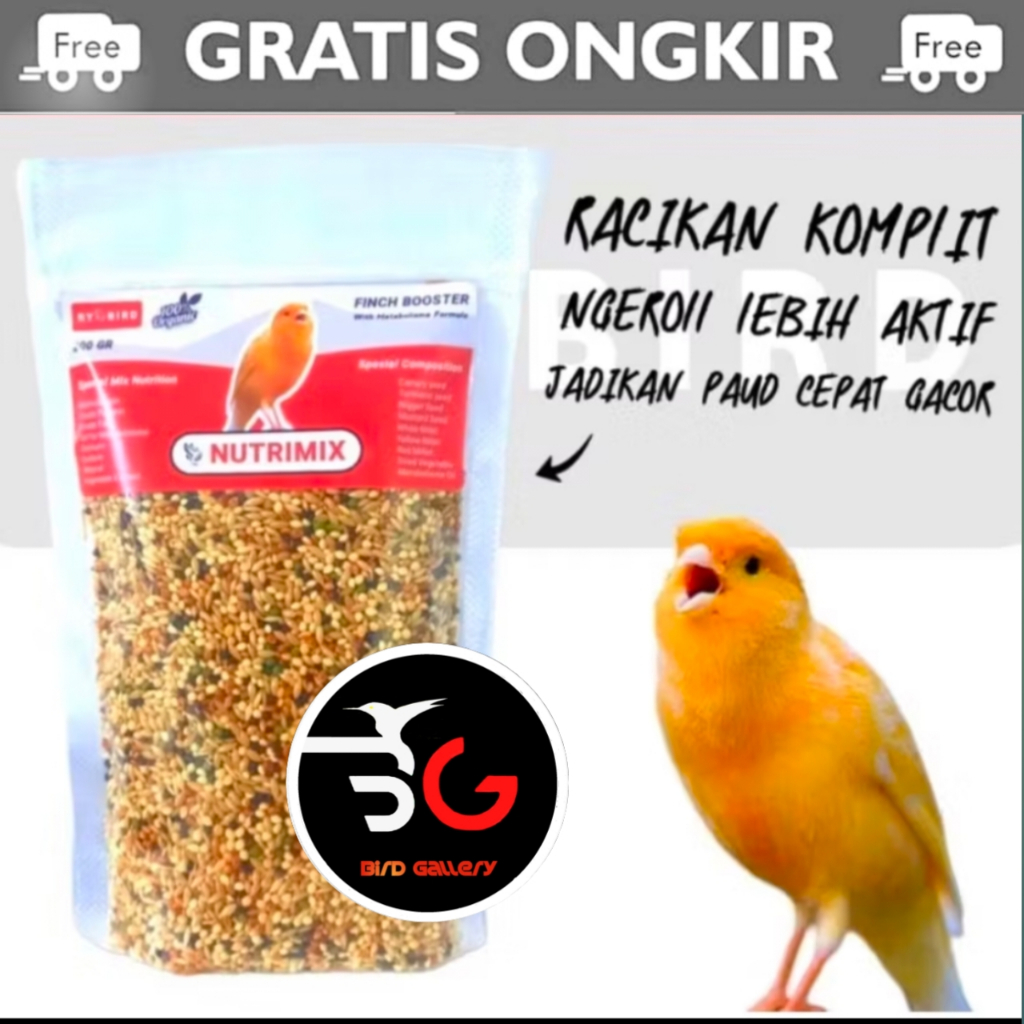 NUTRIMIX KENARI  PAKAN BURUNG KENARI  NUTRIMIX  200 gr