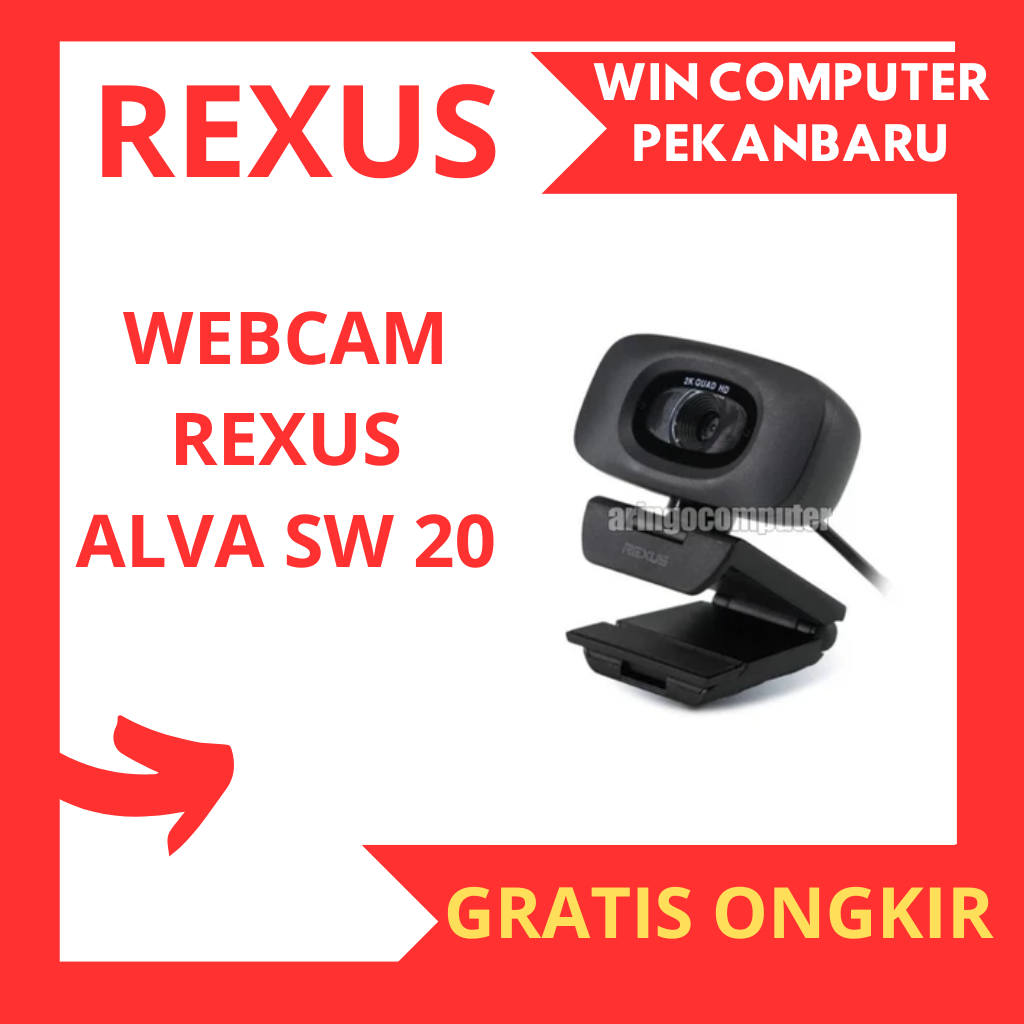 Rexus Alva III SW20 Webcam 2K Auto Focus 30FPS