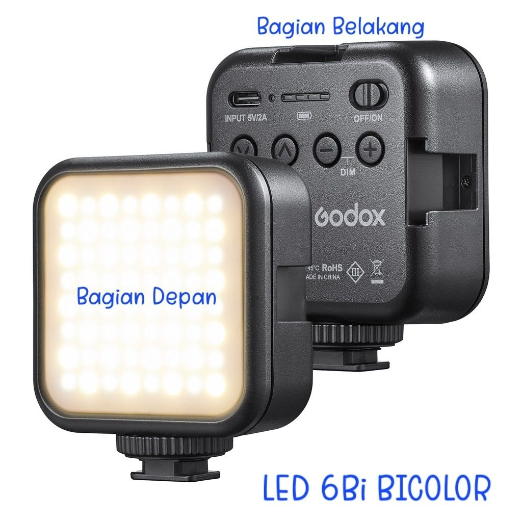 Godox Mini Led 6Bi BiColor Litemons / Led Mini 6Bi