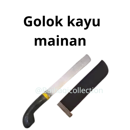 Mainan golok kayu anak golok silat palang pintu anak tidak berbahaya
