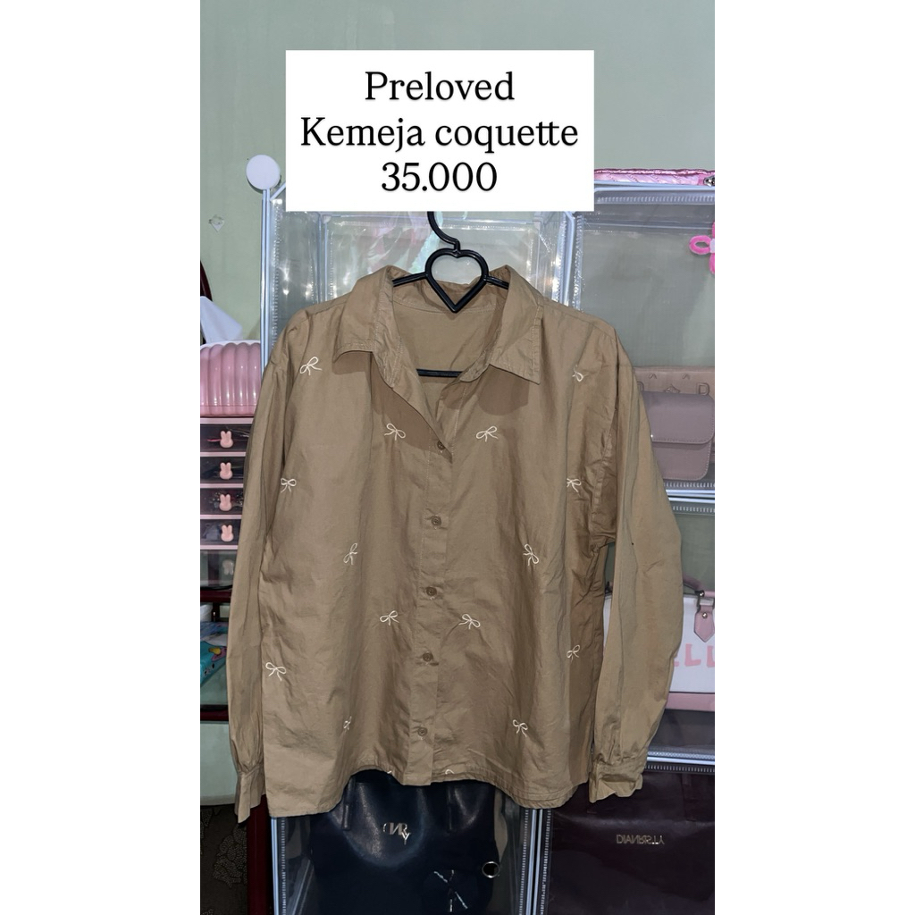 Preloved kemeja coquette