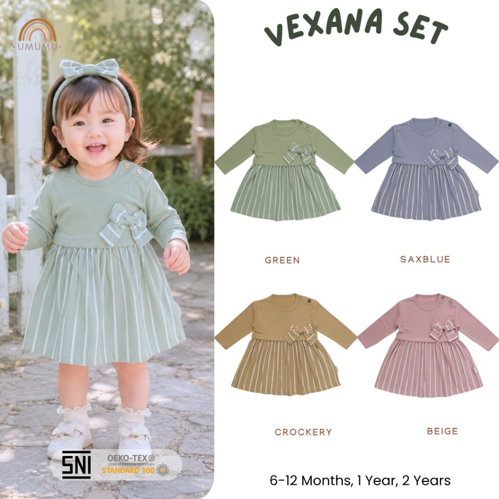 UMUMU Vexana Dress - Dress Anak