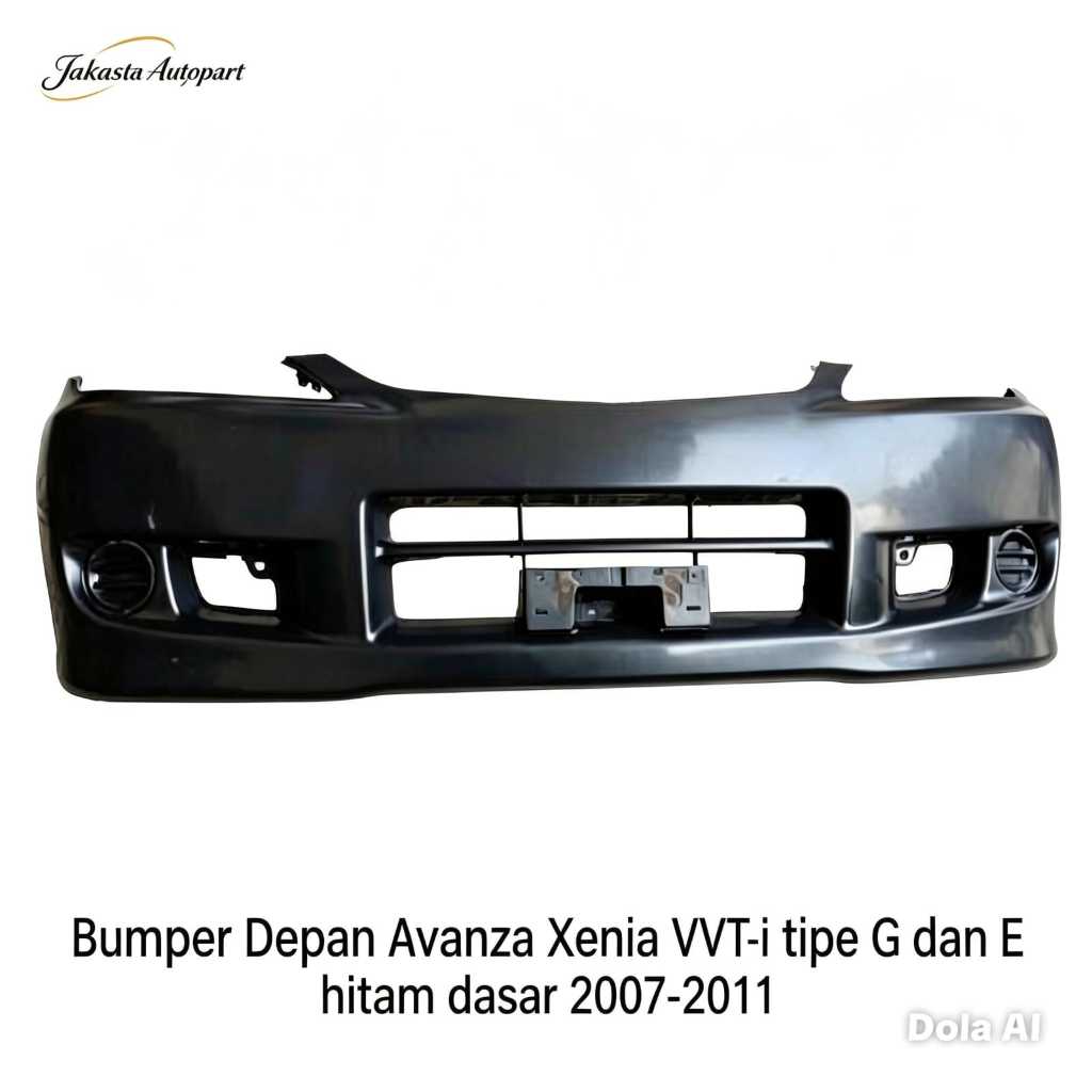 BUMPER BEMPER DEPAN AVANZA XENIA VVTI TYPE G & E HITAM DASAR 2007 2008 2009 2010 2011 1201 52119-BZ0