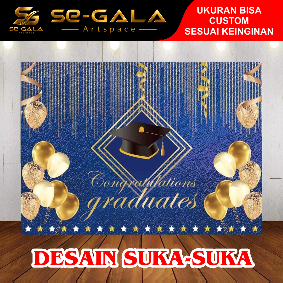 SPANDUK WISUDA / SPANDUK PERPISAHAN / BEGROUND PERPISAHAN / BANNER WISUDA / BANNER PERPISAHAN
