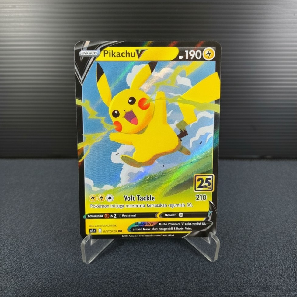 Pikachu V 020/028 25th Anniversary IDN
