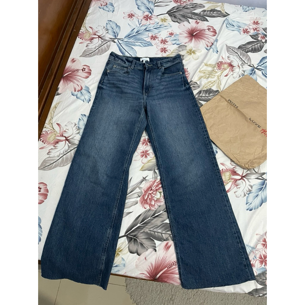 HnM wide high jeans