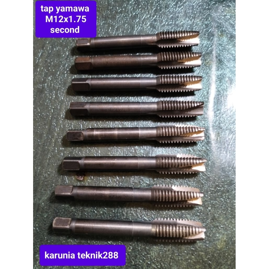 tap second yamawa m12x1.75 baut 17 drat kasar