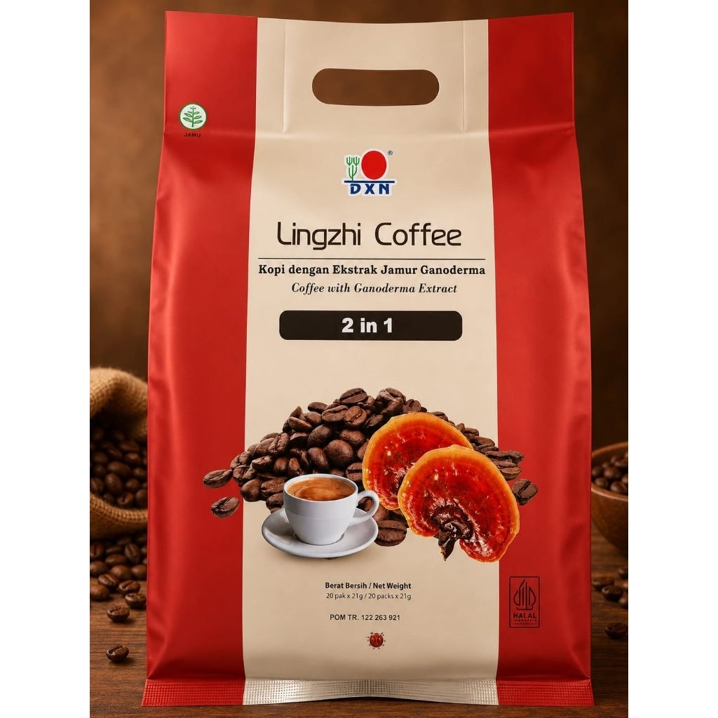 Lingzhi Coffee DXN 100% Original