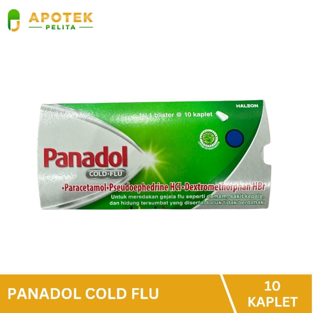 Panadol Flu & Batuk Mengatasi Flu dan Batuk (10 Kaplet)
