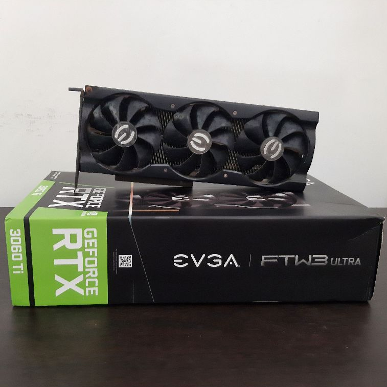 EVGA GEFORCE RTX 3060 Ti 8GB DDR6 FTW3 ULTRA - FULLSET