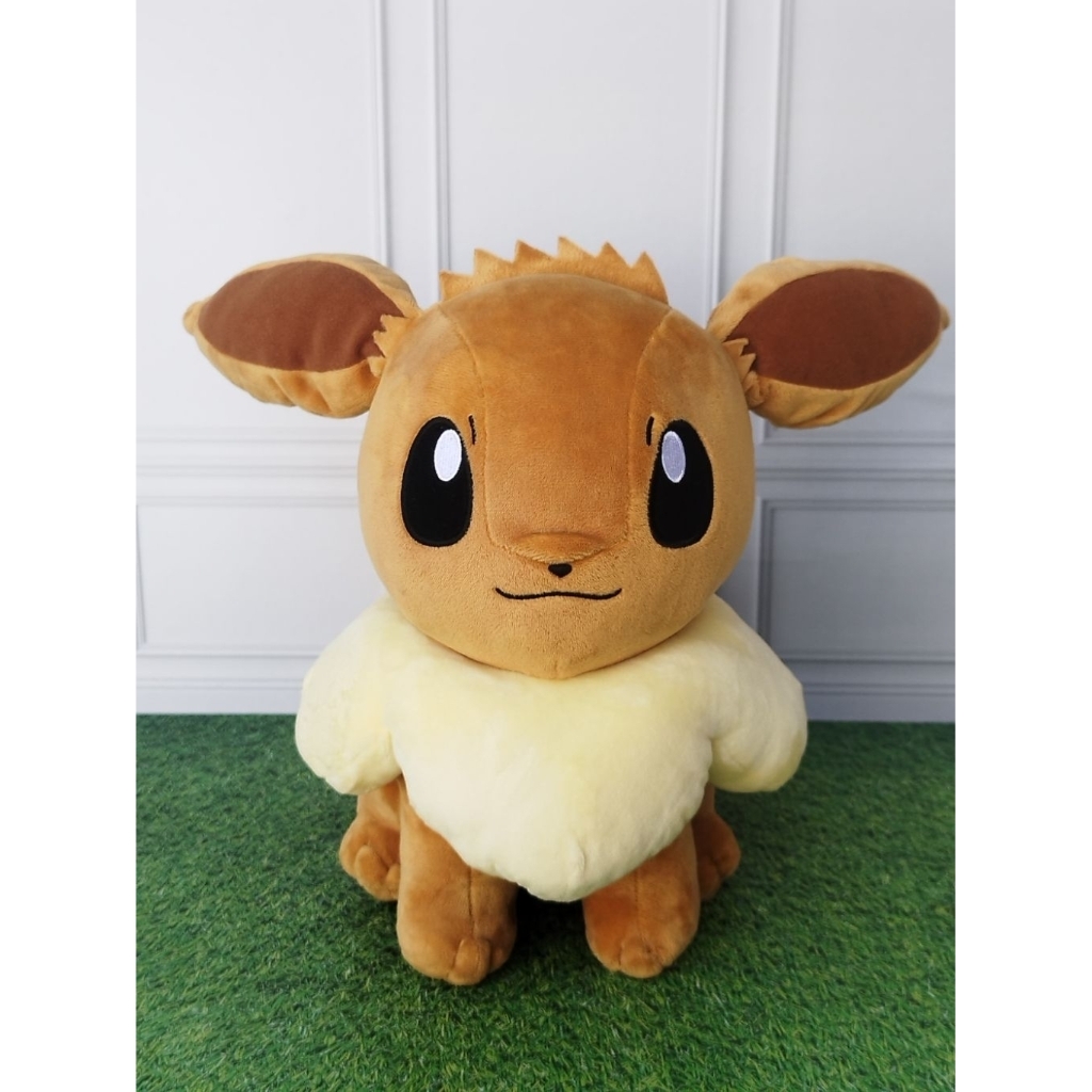 Boneka Plush Pokemon Mofugutto Eevee Big Original Banpresto
