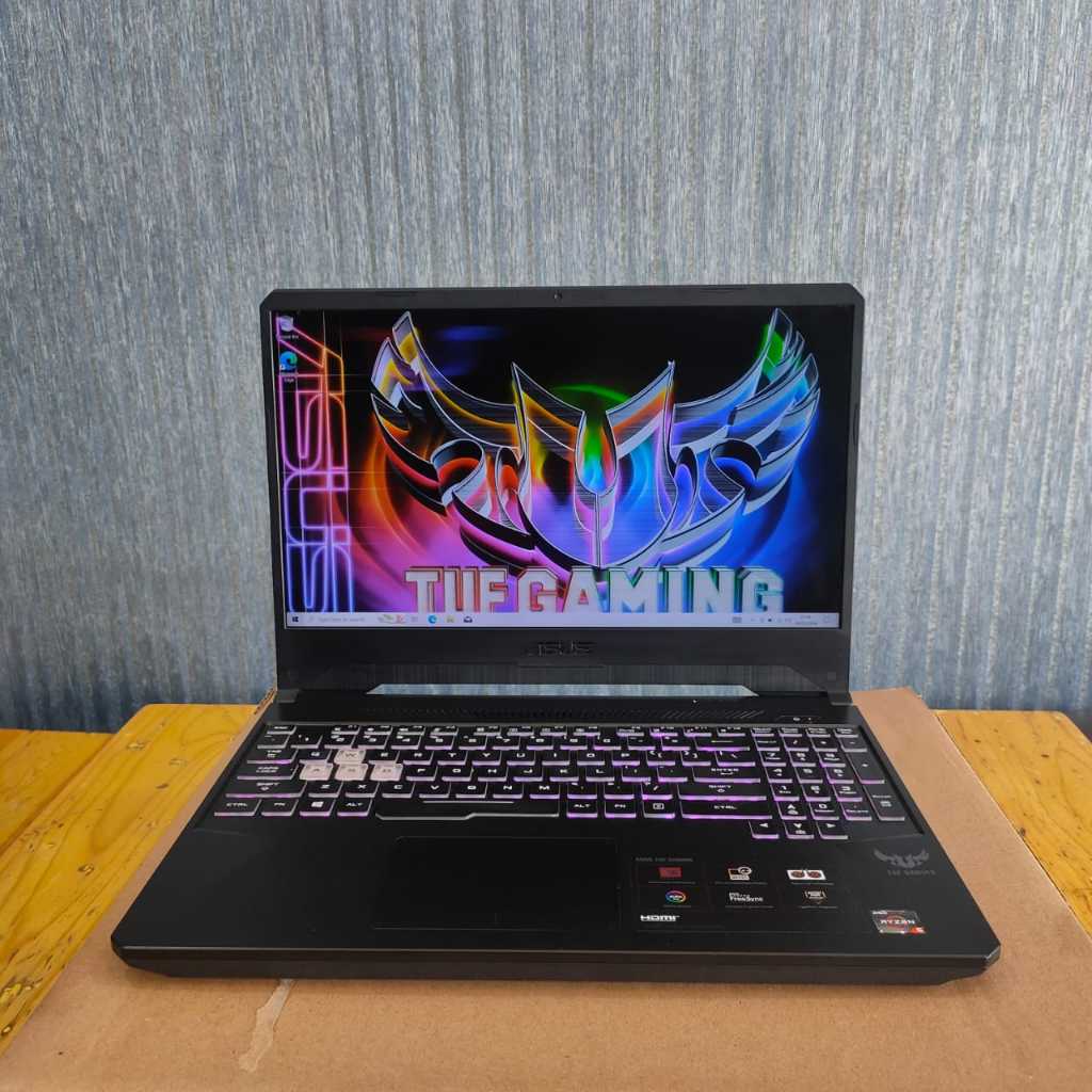ASUS Tuf Gaming FX505DY Laptop Second Dual VGA Ryzen 5 3550H 8GB 512GB Hitam Perak