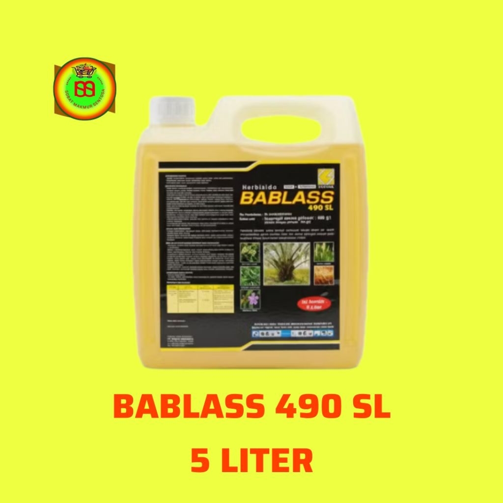 Herbisida BABLASS 490 SL, Kemasan 5 liter