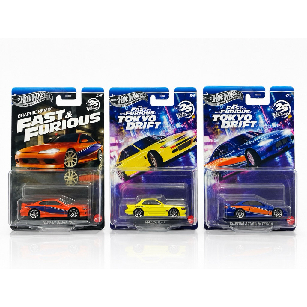 Paketan Hotwheels Silvia (S15 orange, S15 monalisa, S13)