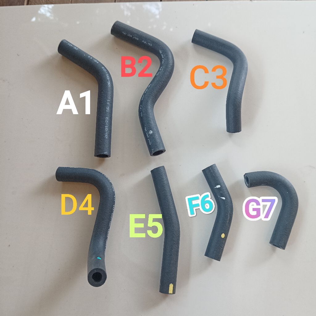 Selang vacum selang radiator selang bermacam ukuran universal Original