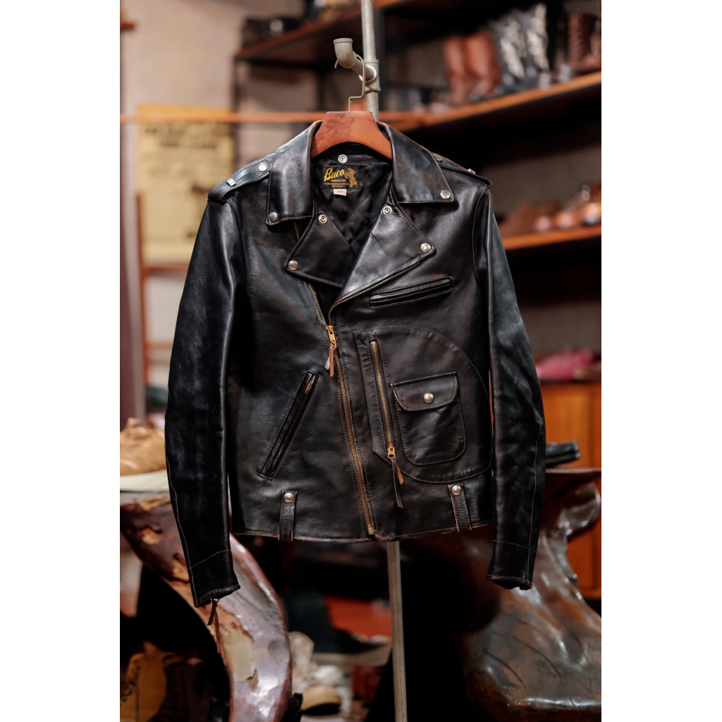 Jaket Buco J-24 Black Teacore Original Made In Japan