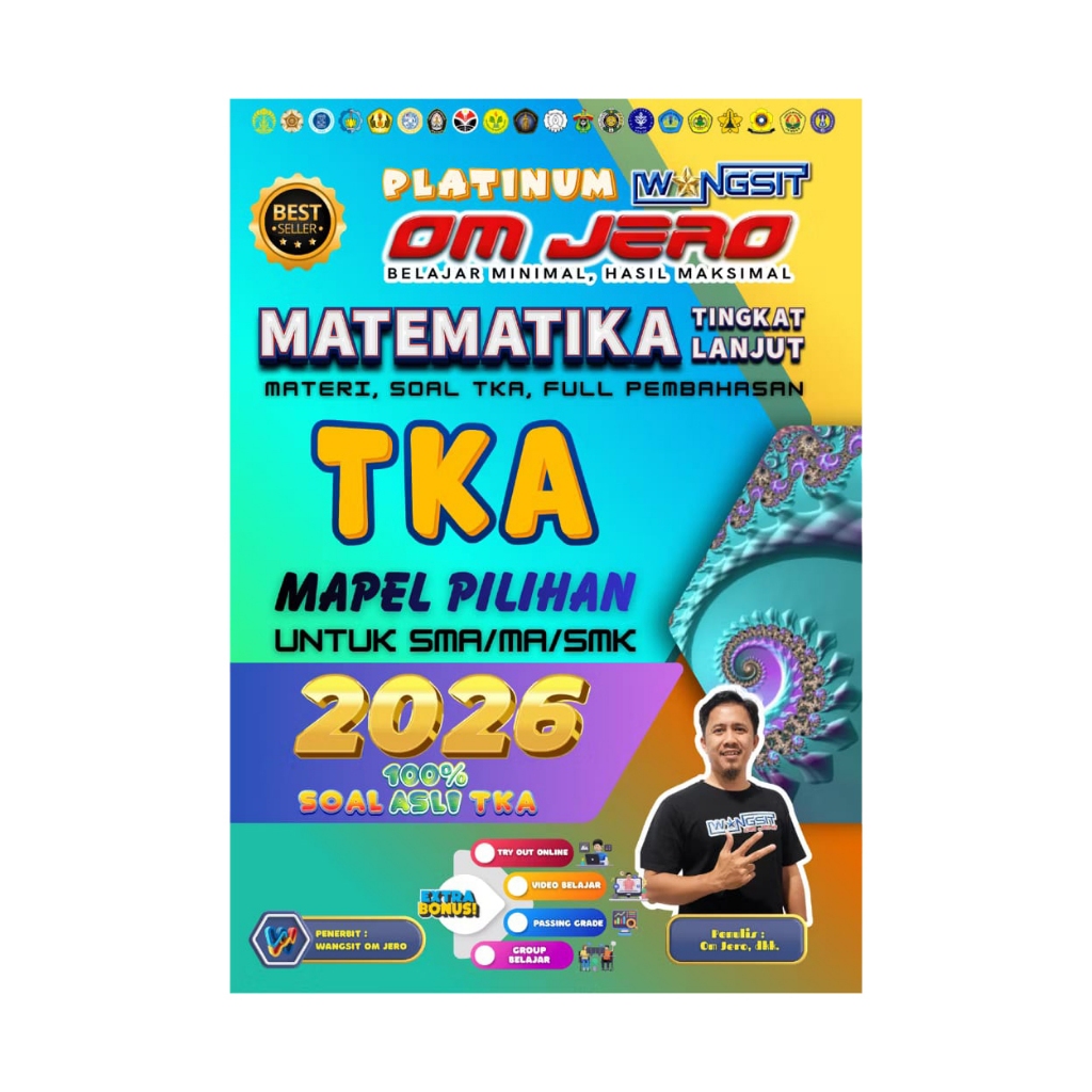 [TKA 2026/2027] Buku Wangsit OM JERO TKA 2026 - 2027 - TKA MATEMATIKA