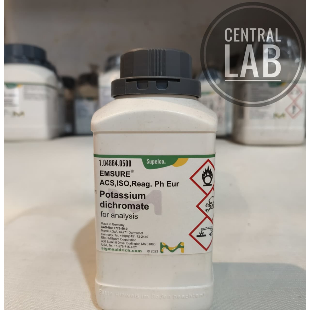 KALIUM DIKROMAT 500GRAM  / K2Cr2O7 / PRO ANALIS MERCK 104864