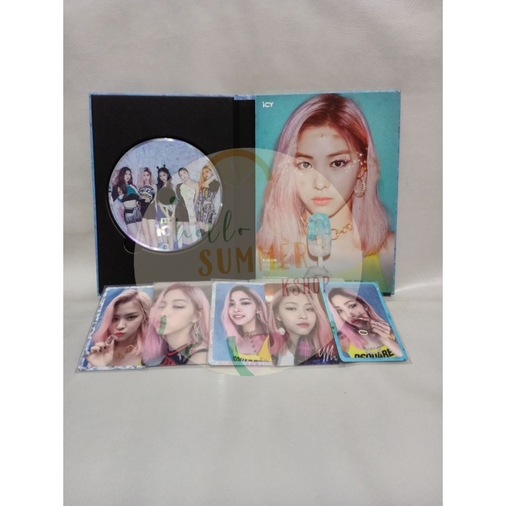 ITZY IT'Z ICY Album with Ryujin Set Photocard