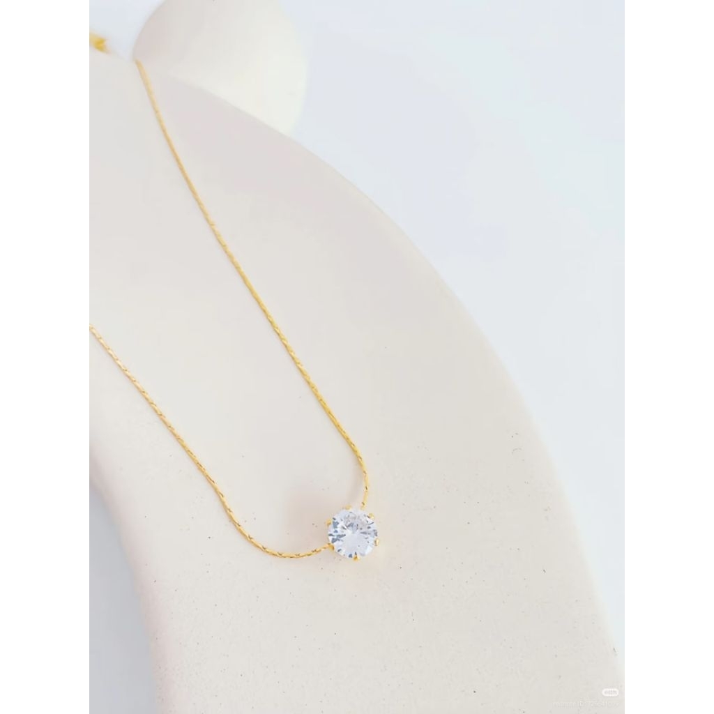 Kalung Nagita Slavina  Mata Zircon 5
