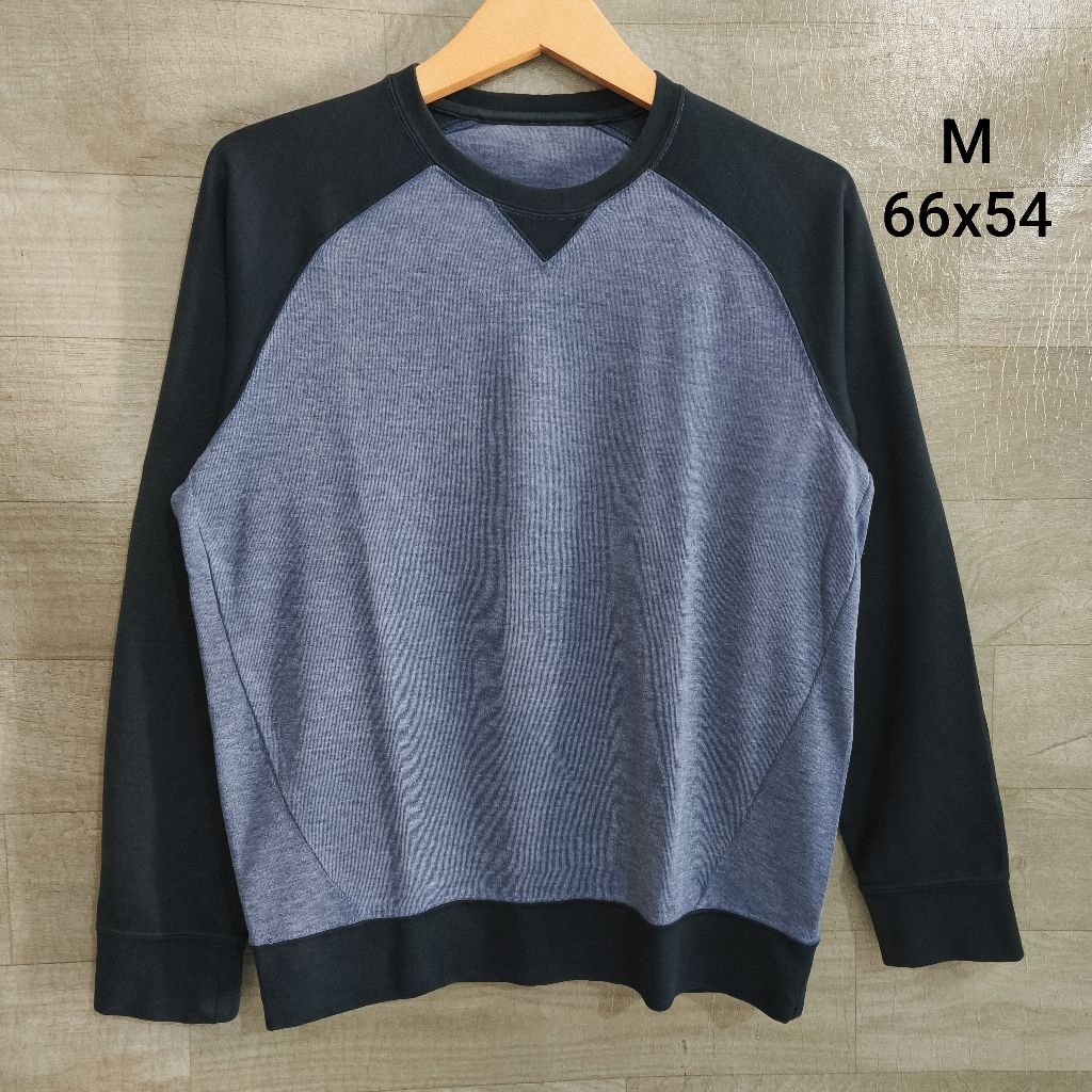 Kaos Panjang Sweater UT 2 Tone