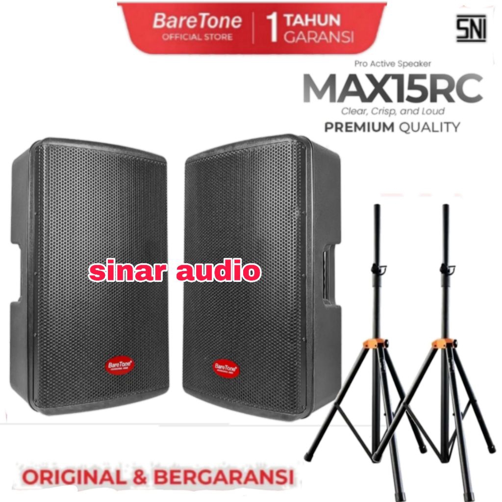 Speaker aktif 15 inch baretone max15rc max 15rc max 15 rc