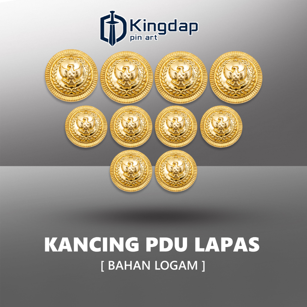 KANCING PDU KEMENIMIPAS BAHAN PREMIUM