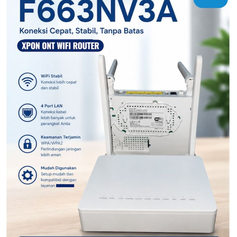 ROUTER ZTE F663NV3A XPON