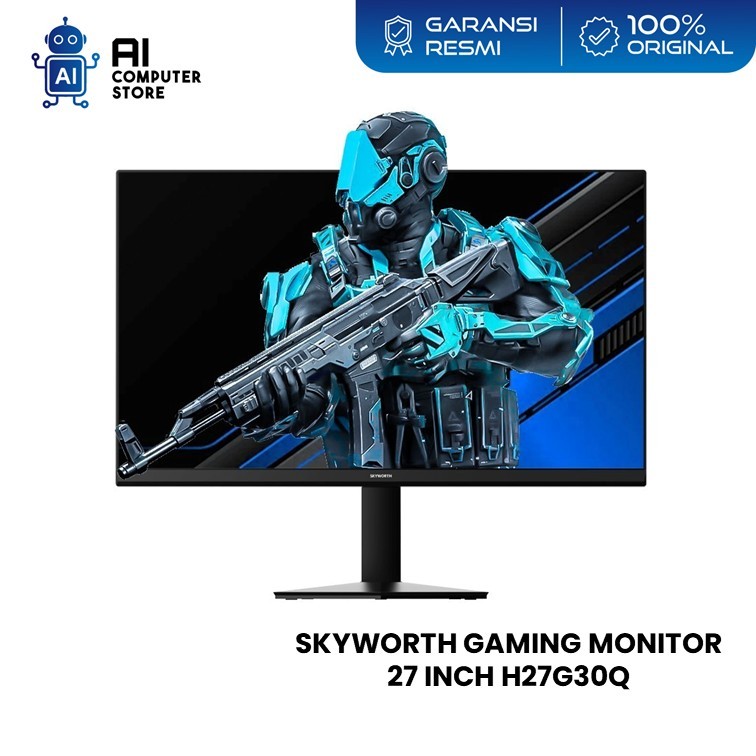 SKYWORTH GAMING MONITOR 27 INCH H27G30Q FAST IPS QHD 2K 1440P 1MS 180HZ HDR10 3Y