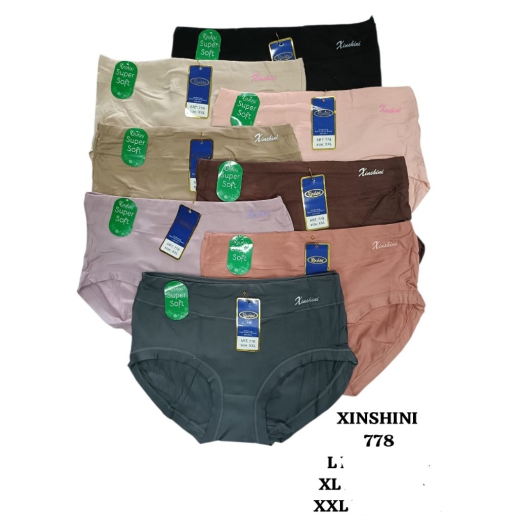 CD CELANA DALAM WANITA IMPORT xinshini KARET LEBAR KATUN SPANDEX MELAR ELASTIS ADEM LEMBUT CEWEK PER