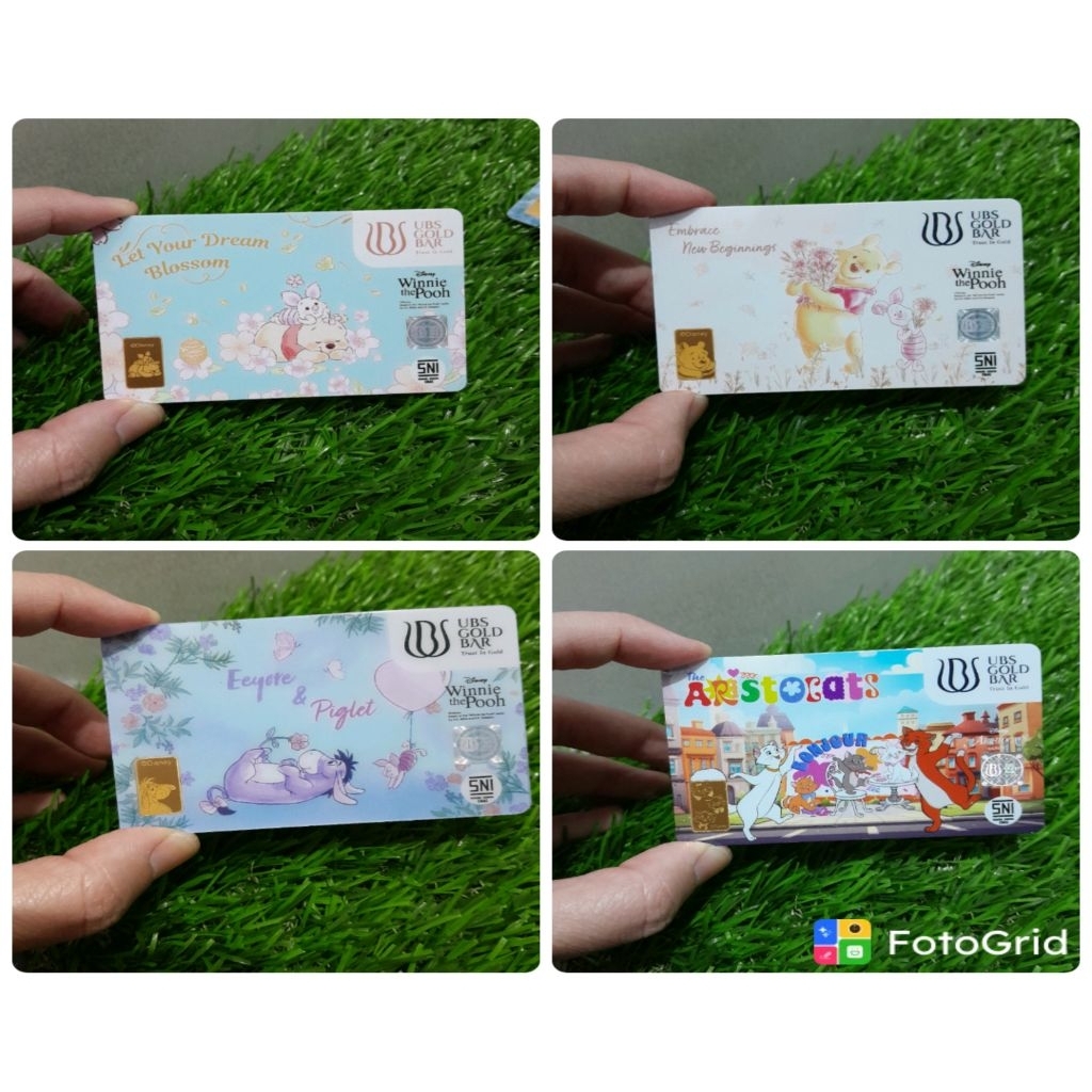 UBS disney marie cat / winnie the pooh 1 gram