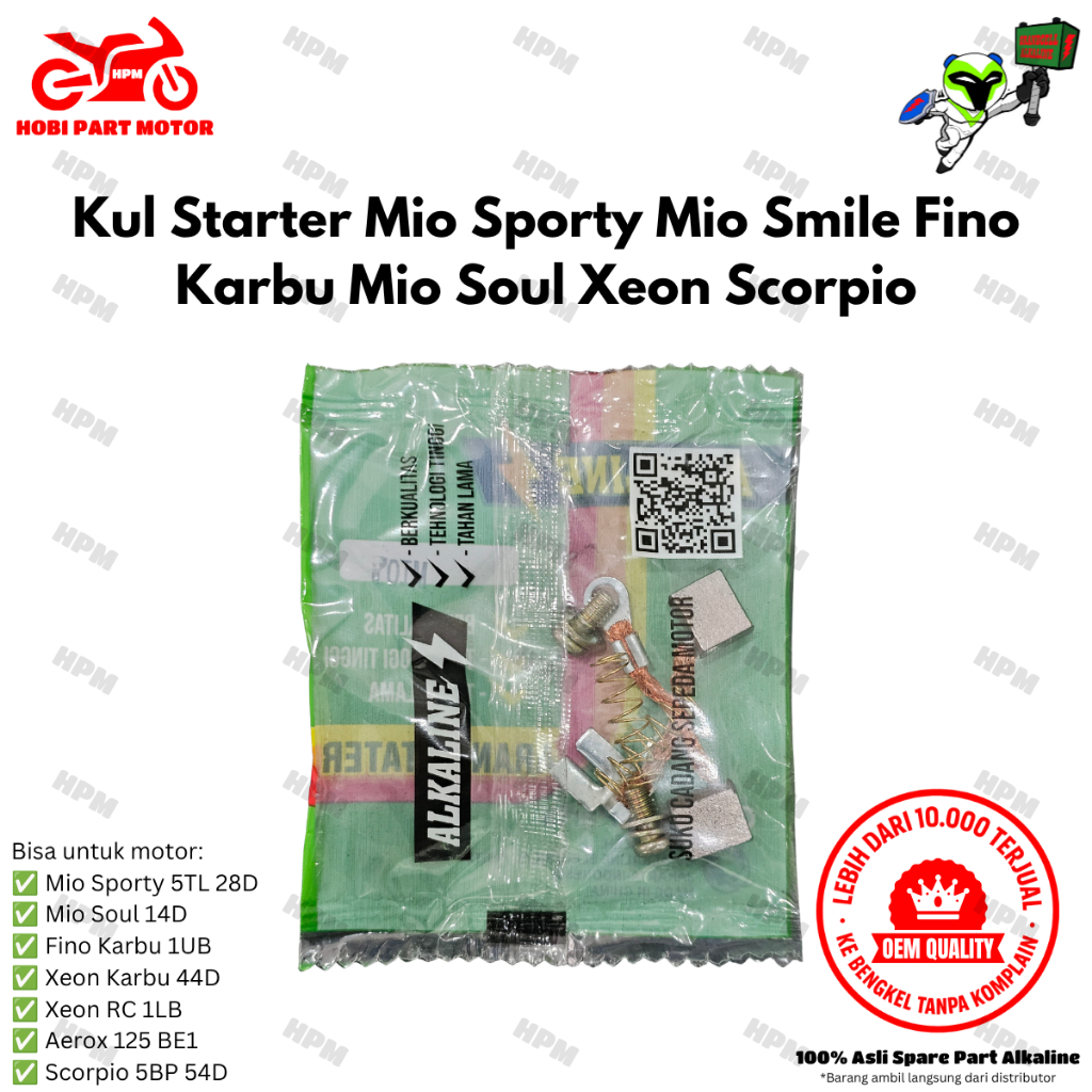 Kul Starter Cool Starter Areng Arang Starter alkaline mio sporty mio soul mio smile fino karbu xeon 